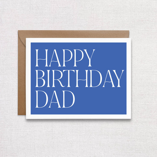 Happy Birthday Dad Card